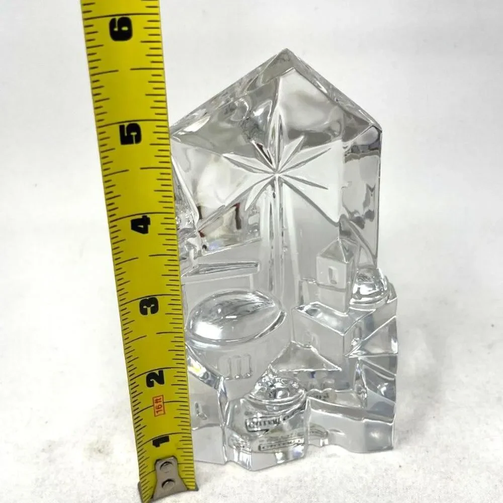 Avon Bethlehem Star Crystal Christmas Gallery Original 1984 German, Paperweight
